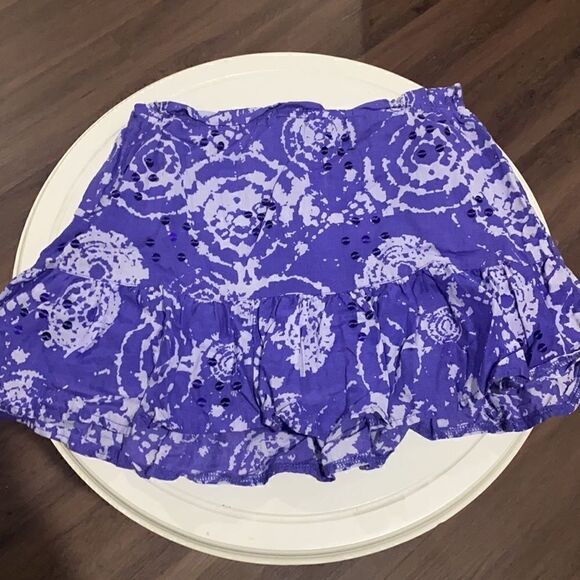 Girls purple, embellished skirt. Girls L. - Picture 4 of 4
